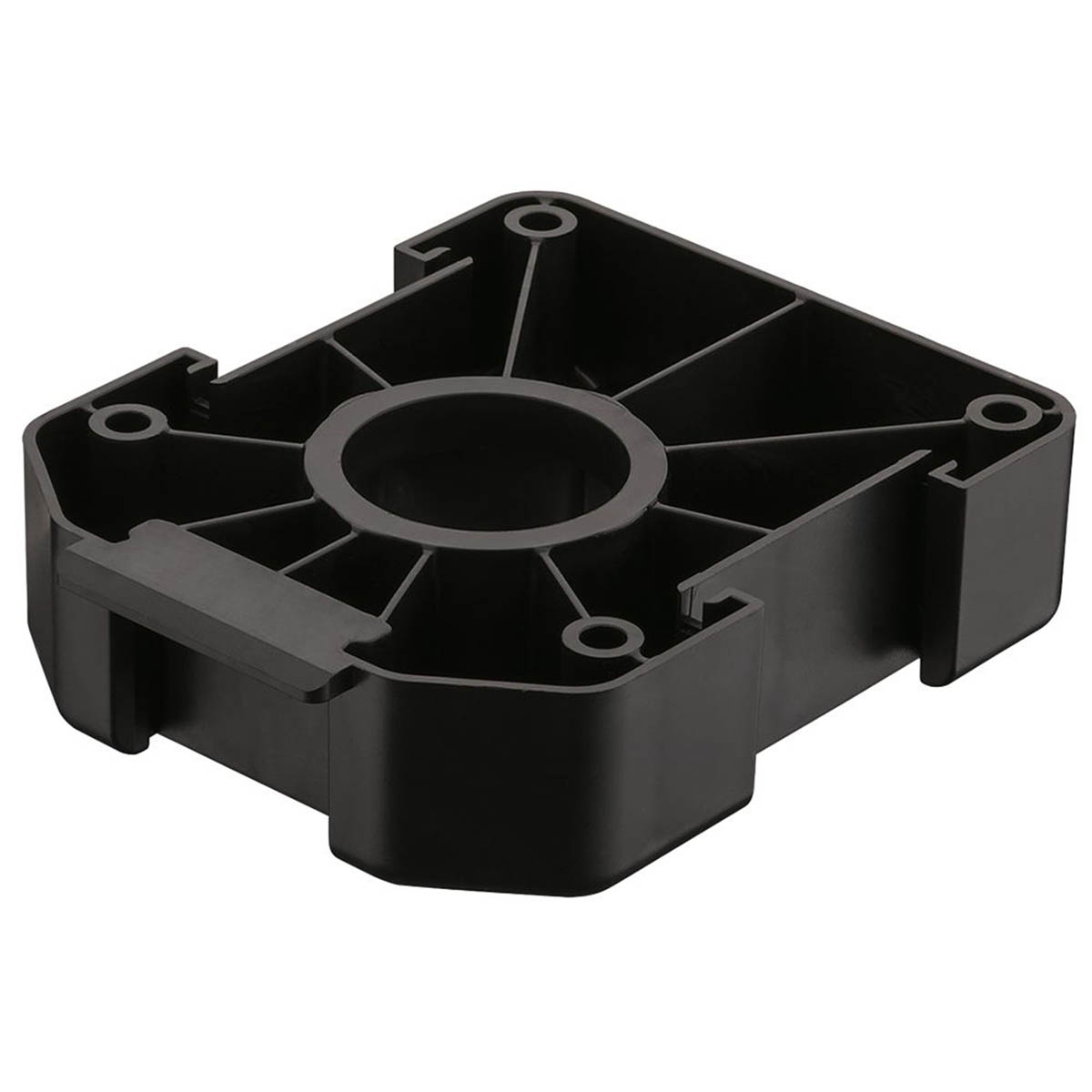Hafele Cabinet Plinth Feet Plastic Resin Black Adjustable Height 150mm 20 Pack - Image 2