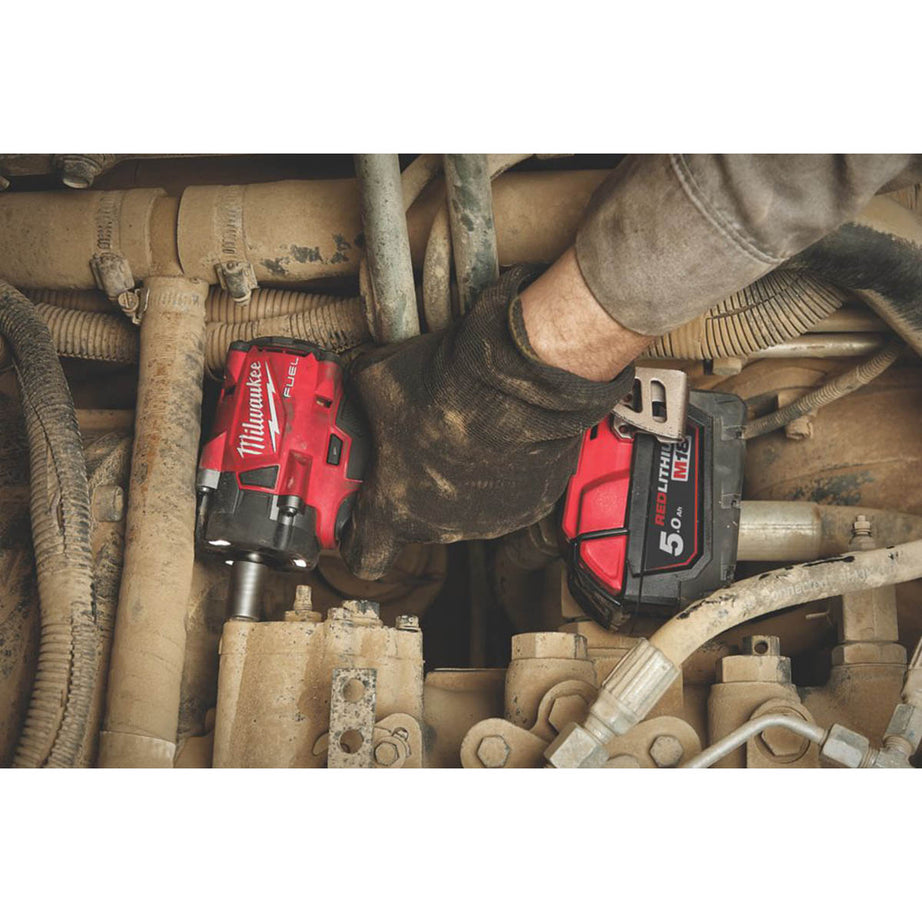 Milwaukee Impact Wrench Cordless M18FIW2F38-502XFUEL Brushless Li-Ion 5.0Ah 18V - Image 5