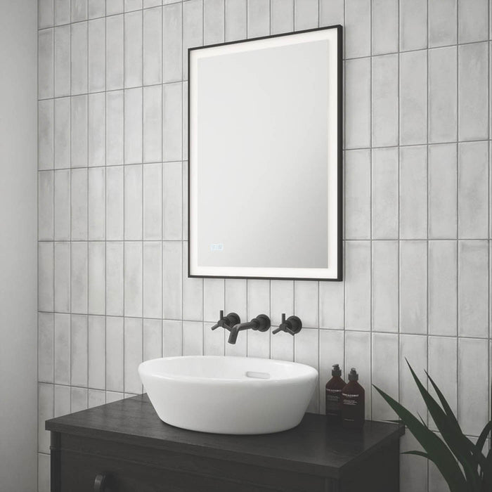 Bathroom Mirror Illuminated LED Touch Control Dimmable 3500lm 25W 700x500mm - Image 2