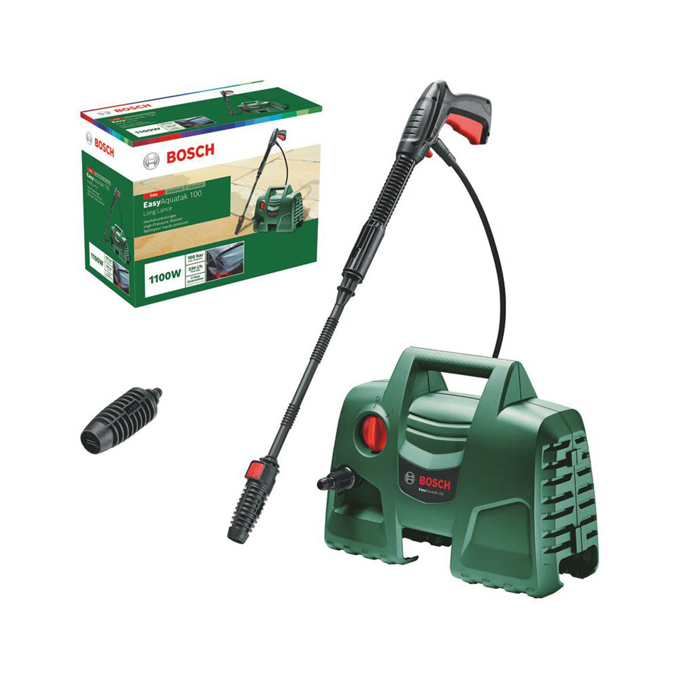 Bosch High Pressure Washer Jet  EasyAquatak 100bar Corded Electric 1100W 230V - Image 5
