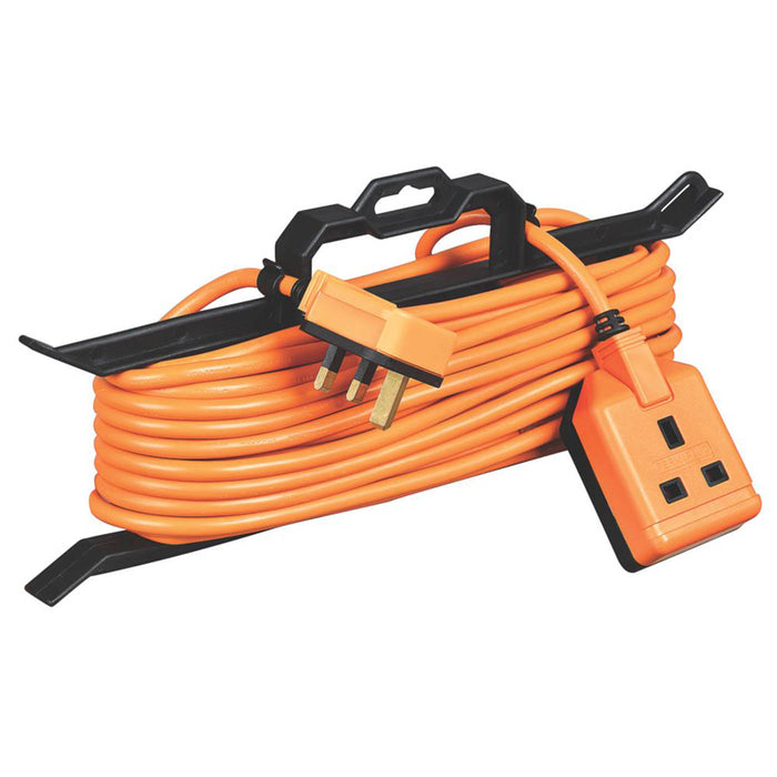 Garden Extension Lead And Cable Outdoor 13A 1-Gang Unswitched Orange 15m - Image 4