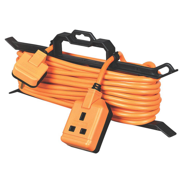 Garden Extension Lead And Cable Outdoor 13A 1-Gang Unswitched Orange 15m - Image 5