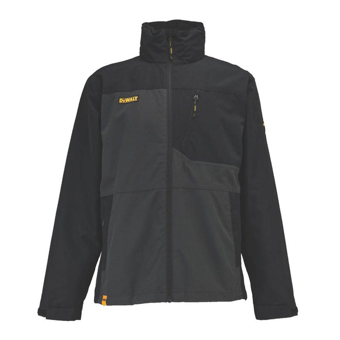 DeWalt Southampton Waterproof & Breathable Jacket Black/Grey X Large Size 45-47" Chest - Image 1