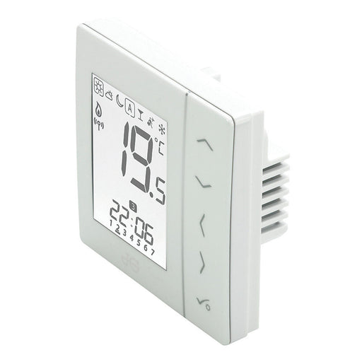Digital Wireless Room Thermostat 4 In1 Smart App Control White Slimline Design - Image 1