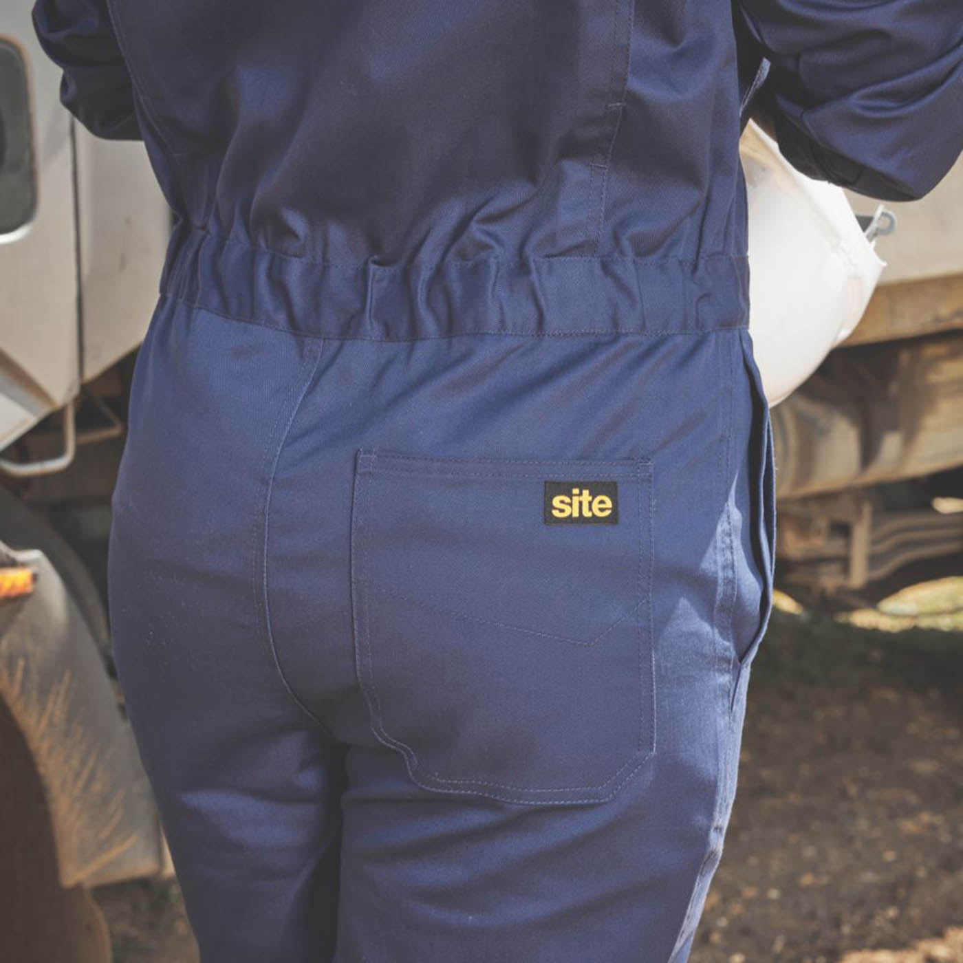 Site Betoia Womens Stretch Coveralls Blue Size 14 28" L - Image 5