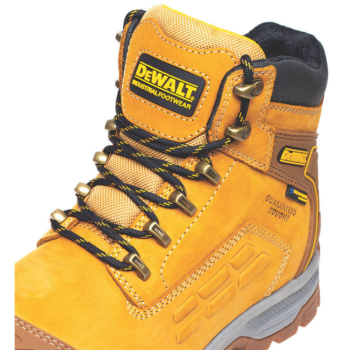 DeWalt Safety Boots Honey Waterproof Leather Shock-Absorbing Heel Size 11 - Image 3