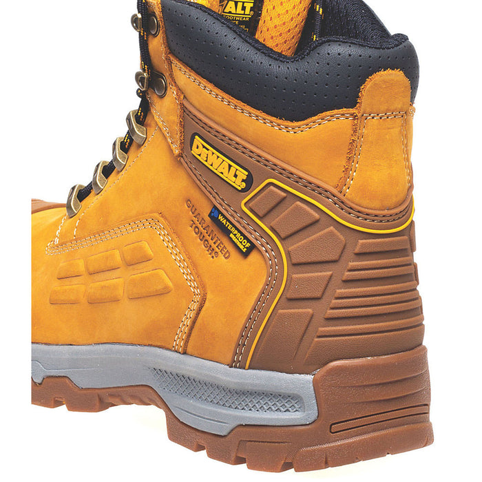 DeWalt Safety Boots Mens Honey Leather Waterproof Work Shoes Steel Toe Size 11 - Image 4