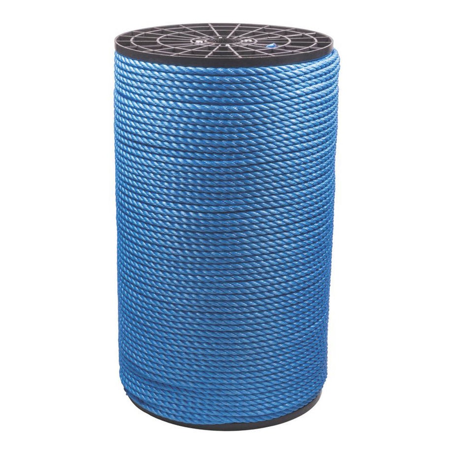 Essentials Twisted Rope Blue 8mm x 500m - Image 1