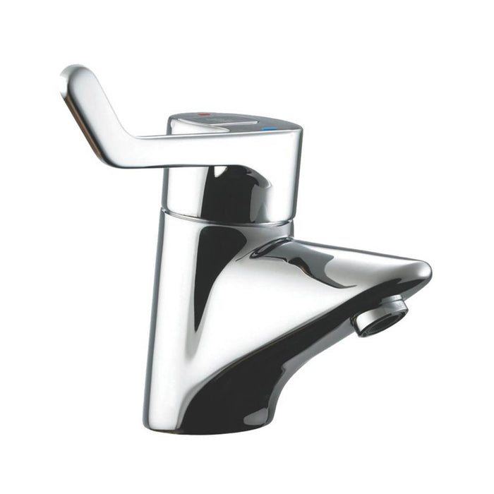 Bathroom Basin Tap Thermostati Mixer Chrome Sequential Lever Contemporary - Image 1