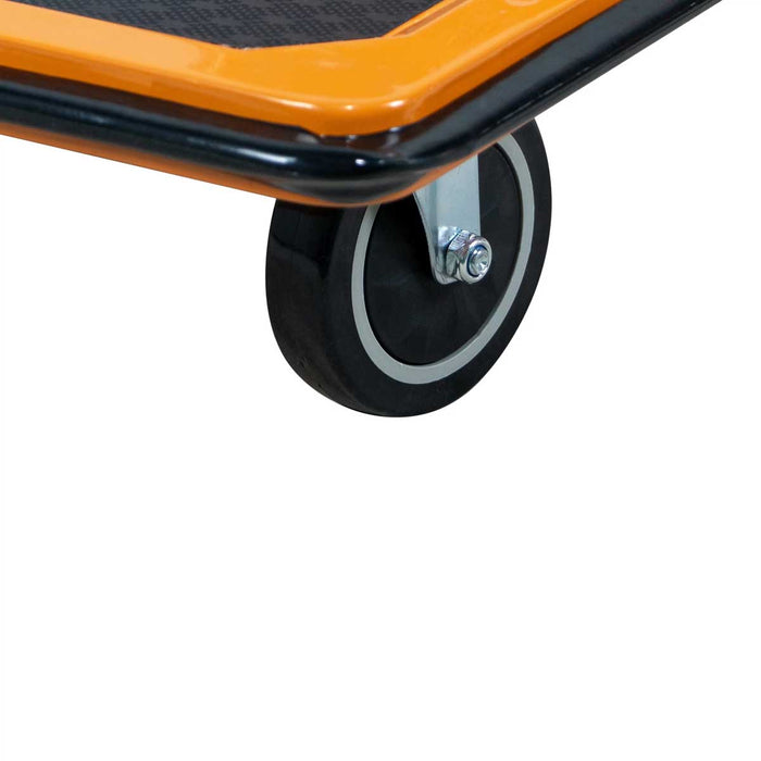Magnusson Platform Trolley Truck Steel Heavy Duty 300Kg Soft Grip Cart Folding - Image 3