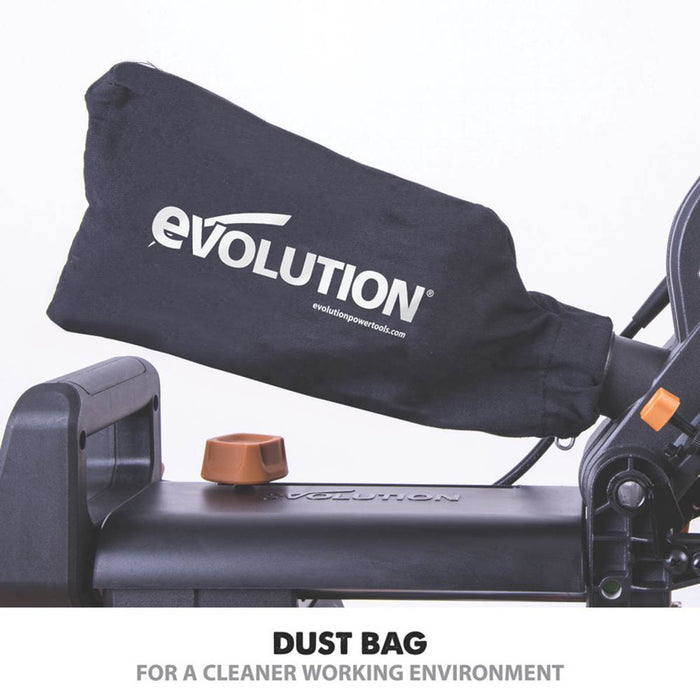 Evolution Mitre Saw Accessory R255 255mm Front Top Clamp Dust Bag Pack 4 Pieces - Image 4