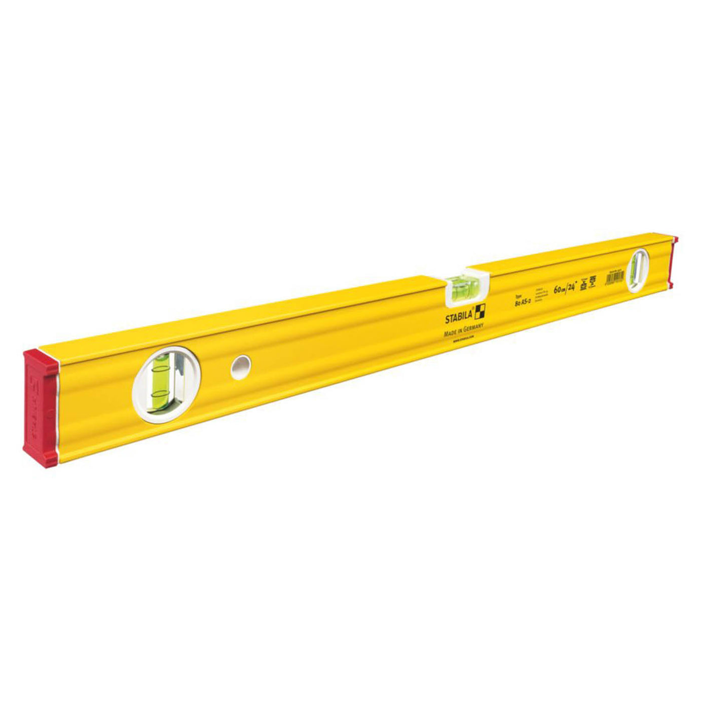 Stabila 80-AS-2 Spirit Level 24" (60cm) - Image 1