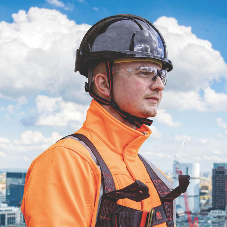 JSP Safety Helmet Skyworker Working at Height Unisex Black Hard Hat One Size - Image 3