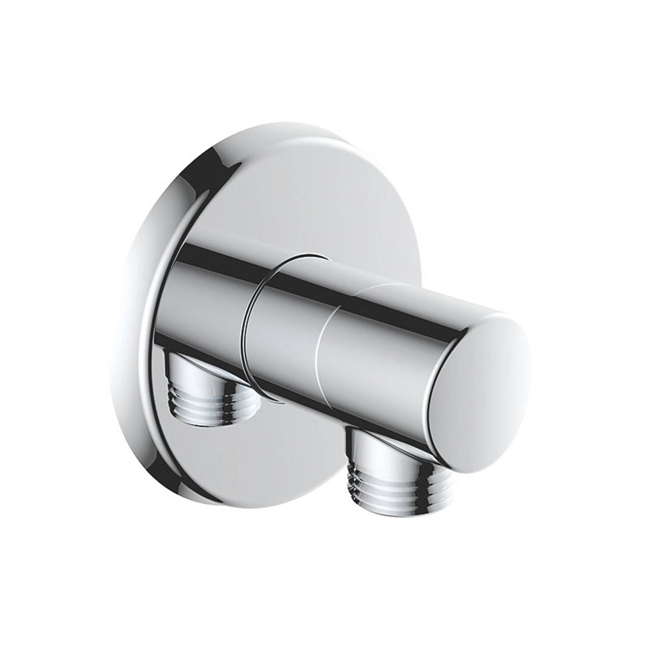 Bristan Contemporary Round Shower Wall Outlet Chrome-Plated 55mm - Image 1