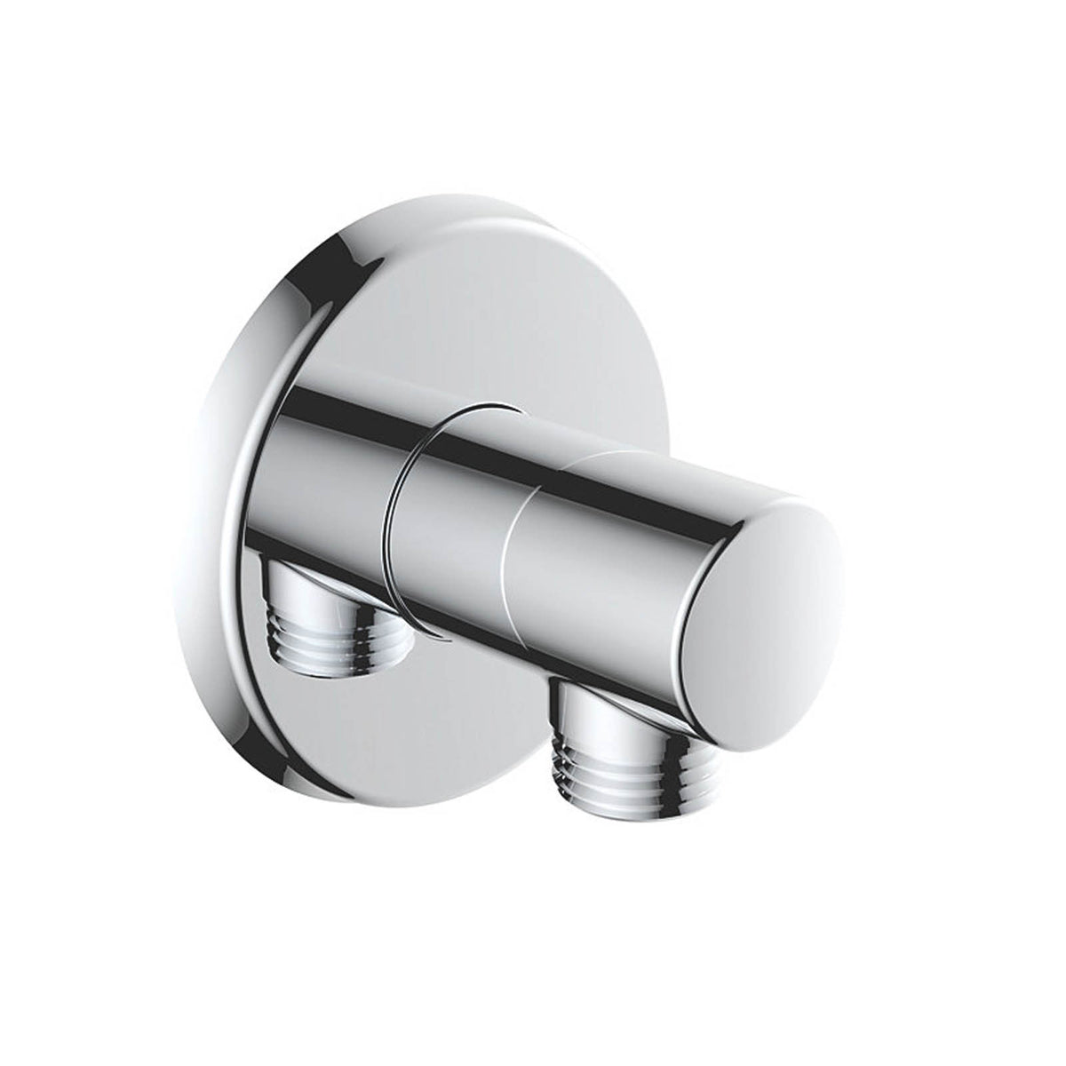 Bristan Contemporary Round Shower Wall Outlet Chrome-Plated 55mm - Image 1