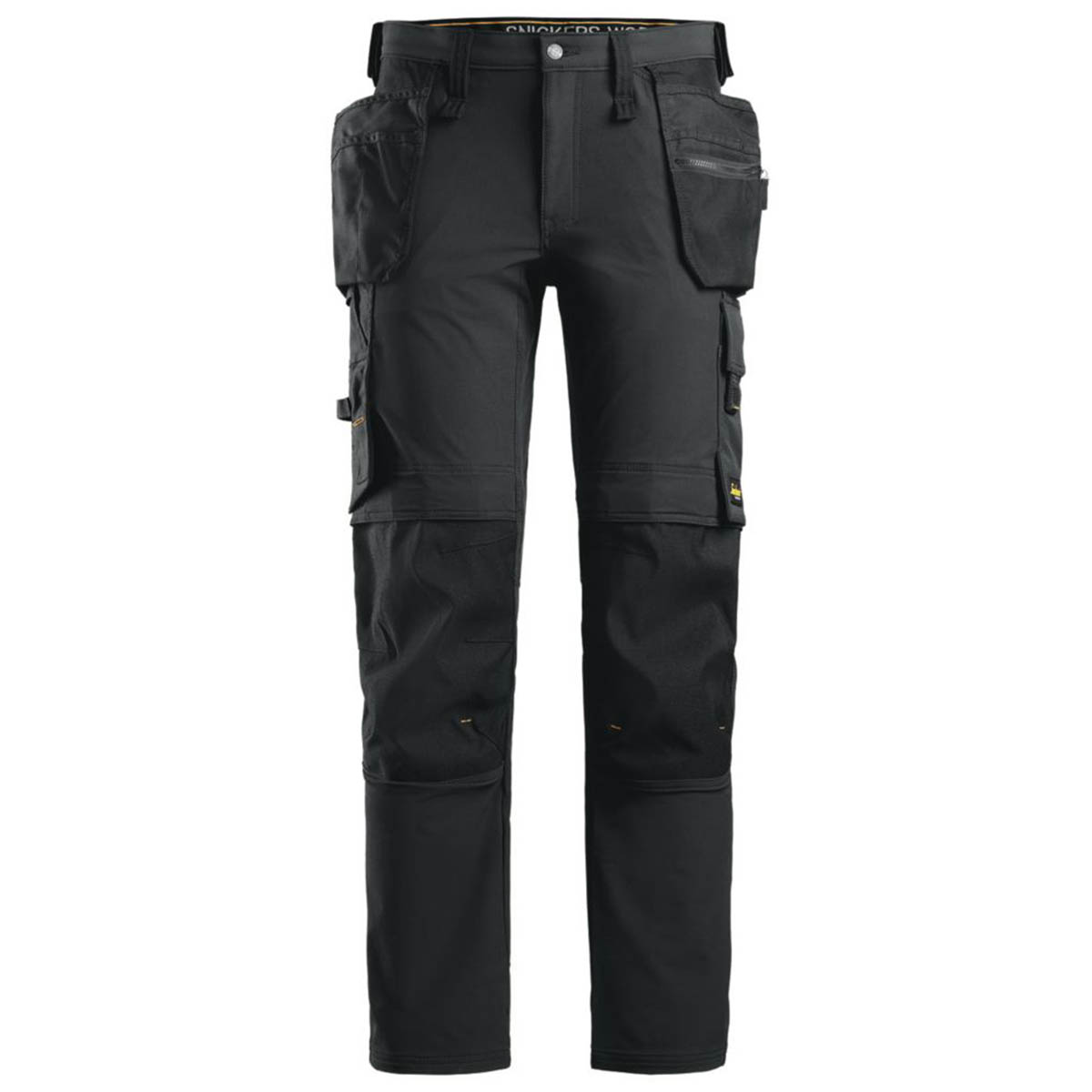 Snickers Work Trousers 16 Pockets Black 6271 Full Stretch Slim Fit 33" W 32" L - Image 1