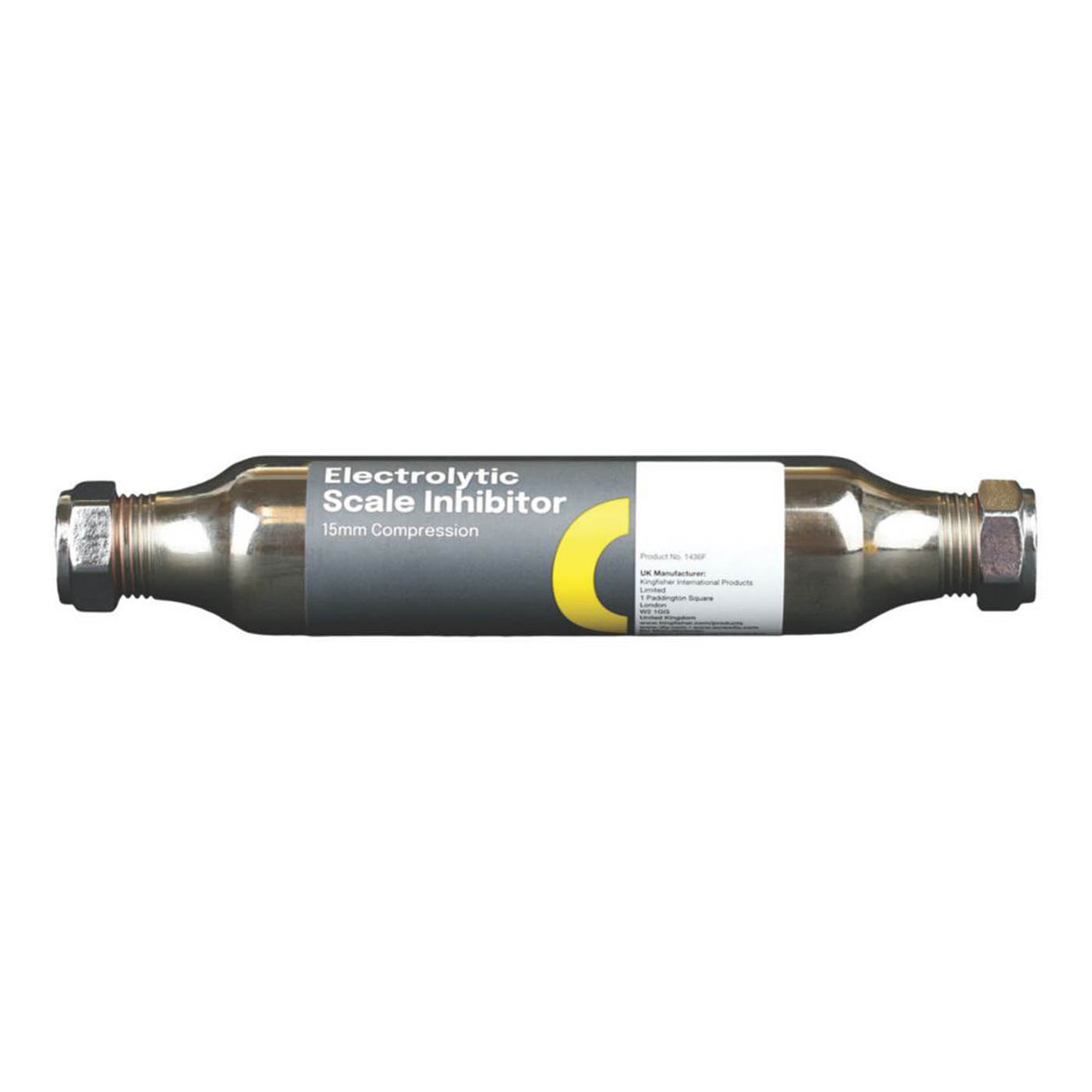 Flomasta Scale Inhibitor Electrolytic Compression Connection Whole House 15mm - Image 1
