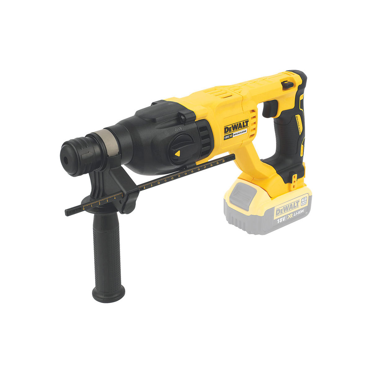 DeWalt SDS Plus Hammer Drill Cordless 18V Li-Ion DCH033 Brushless Body Only - Image 1