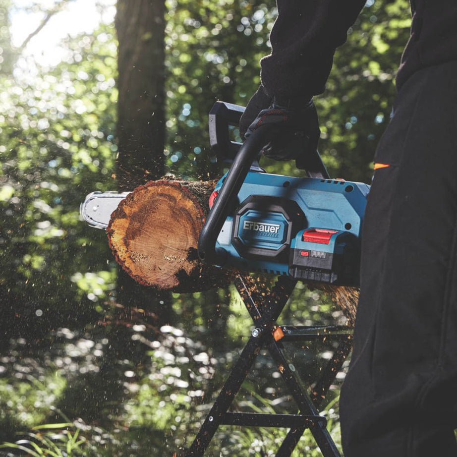 Erbauer Chainsaw Cordless 36V Li-Ion ERT1037CHN Garden 30cm Cutter Body Only - Image 4