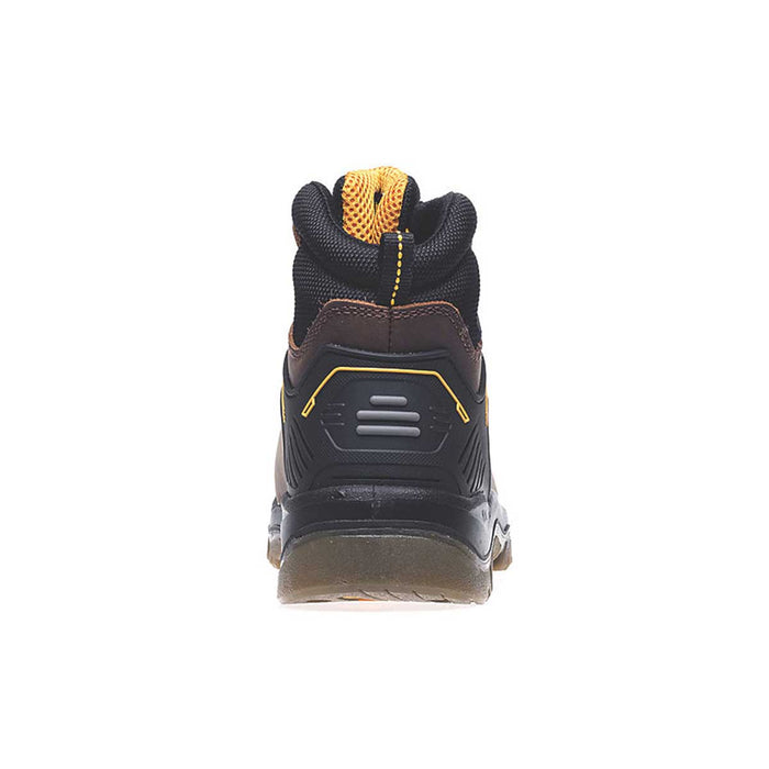 DeWalt Safety Boots Mens Wide Fit Brown Leather Waterproof Steel Toe Cap Size 9 - Image 4