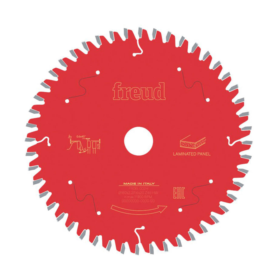 Freud  Wood Circular Saw Blade 160 x 20mm 48T - Image 1