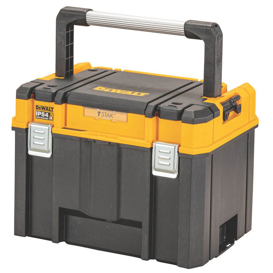 DeWalt Tool Storage Box TSTAK Deep Compartment Long Handle Metal Latches 17" - Image 1