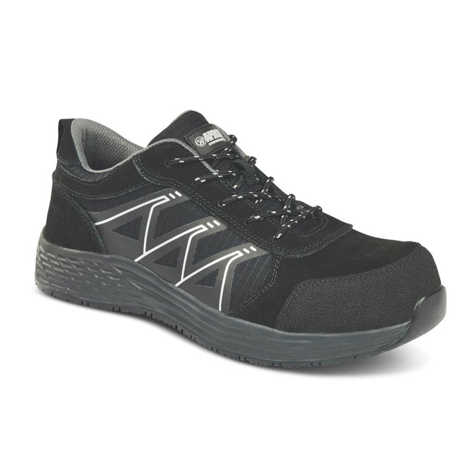 Apache Venus Mens Safety Trainers Black Composite Toe Metal Free Size 11 - Image 1