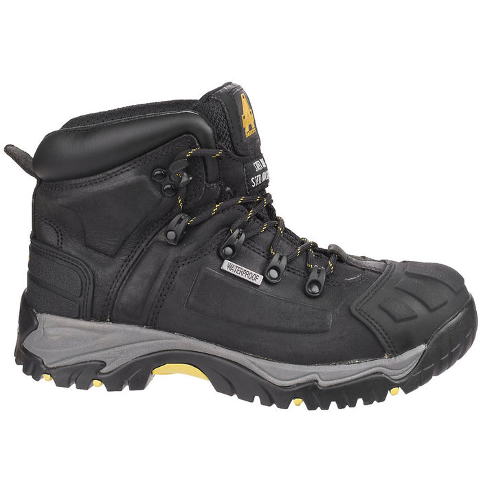 Amblers Safety Boots Mens Standard Fit  Black Waterproof Steel Toe Size 13 - Image 1