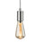 Knightsbridge  Contemporary Style 3-Light Pendant Brushed Chrome - Image 2