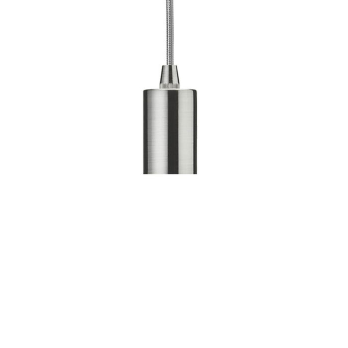 Knightsbridge  Contemporary Style 3-Light Pendant Brushed Chrome - Image 3