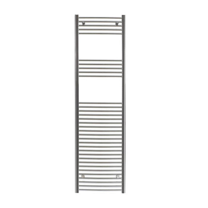 Towel Rail Radiator Heater Curved Bathroom 180 x 40cm Gloss Chrome 1546BTU - Image 1