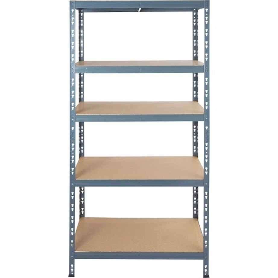 Storage Rack 5Shelves Metal Construction For Warehouse Workshop Home HDF Durable - Image 2
