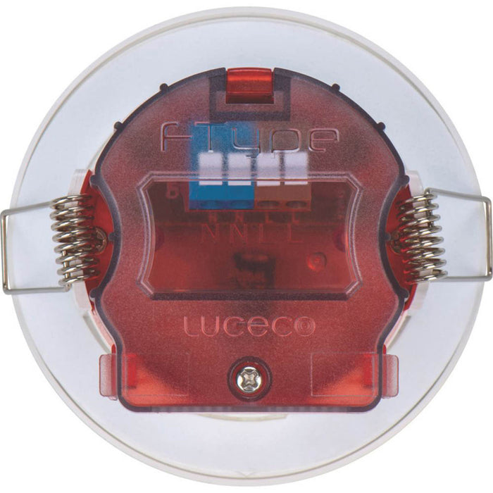 Luceco Downlights Integrated LED Warm White 5W Round White Dimmable 10 Pack - Image 4