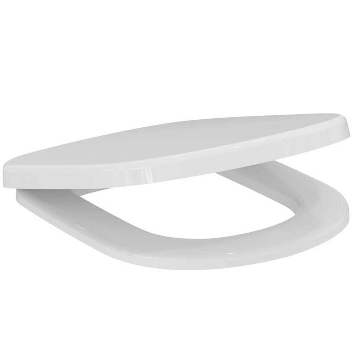 Ideal Standard Tempo Toilet Seat Soft Close White Top Fix WC Seat - Image 1