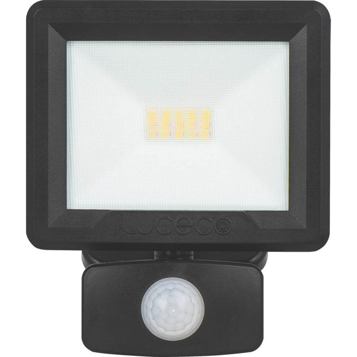 Luceco Essence Outdoor LED Floodlight with Ball Joint With PIR Sensor Black 10W 1000lm - Image 3