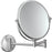 Shaving Mirror Makeup Cosmetic Bathroom Chrome Swivel Tilt Round Wall Mounted - Image 2