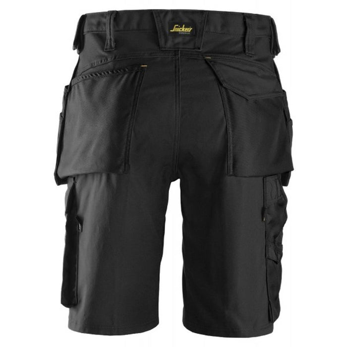 Snickers Work Shorts Mens Canvas Black Multi Pockets Workwear Cargo 33W - Image 2