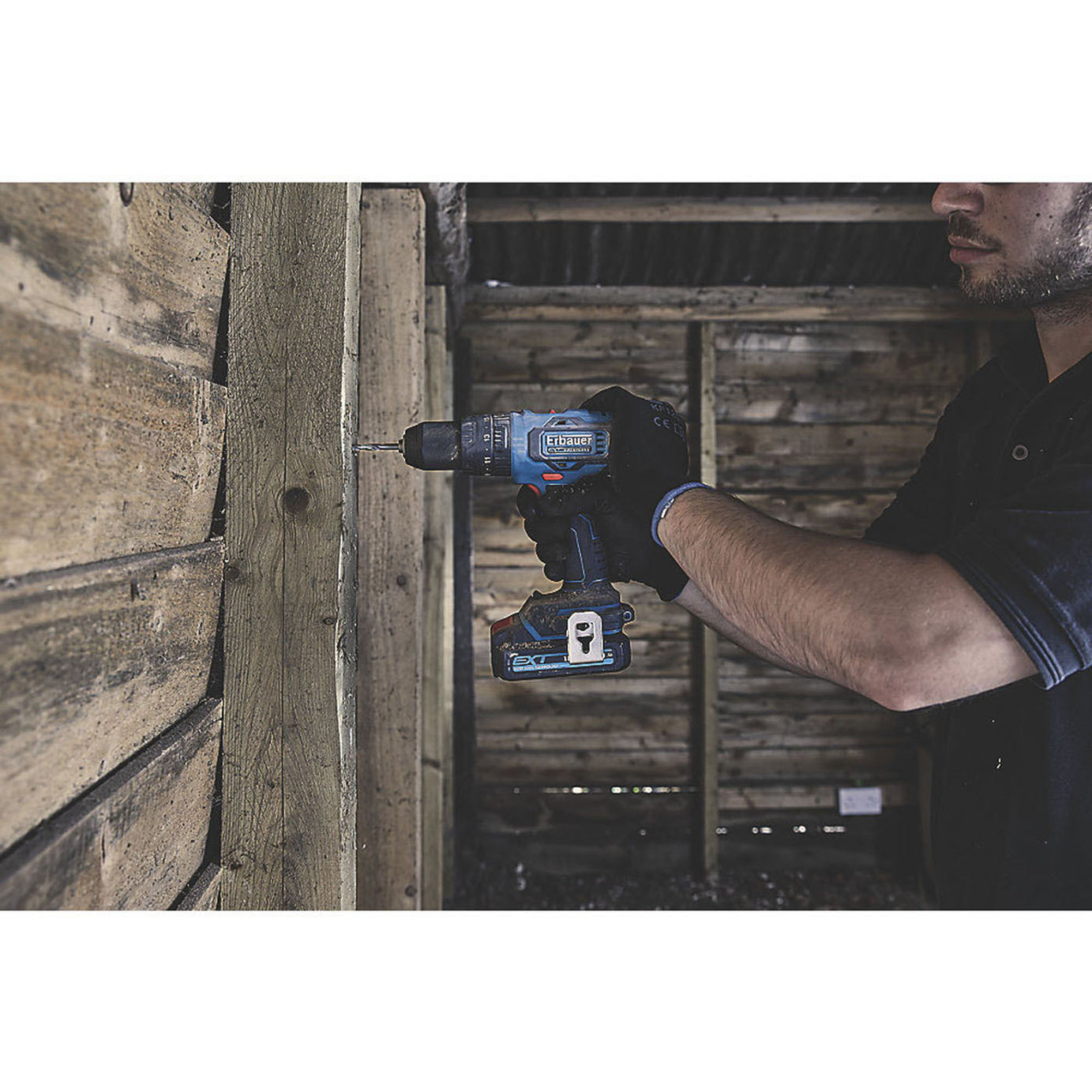 Erbauer Combi Drill Impact Driver Kit Cordless 18V 2x5.0Ah ECD18-Li-2/EID18-Li - Image 4