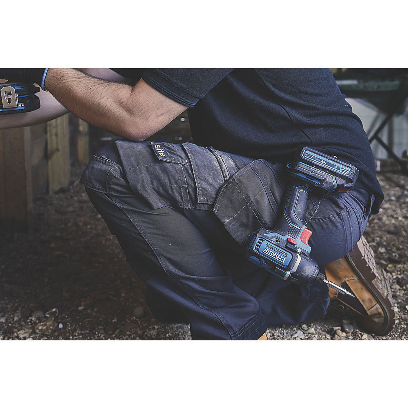 Erbauer Combi Drill Impact Driver Kit Cordless 18V 2x5.0Ah ECD18-Li-2/EID18-Li - Image 5