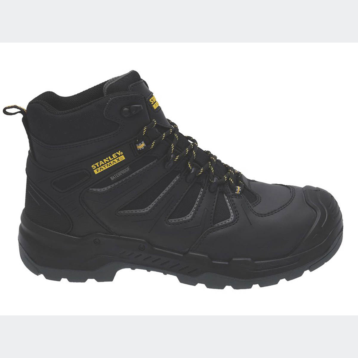 Stanley FatMax Mens Safety Boots Mountford Black Waterproof Steel Toe Cap Size 7 - Image 2