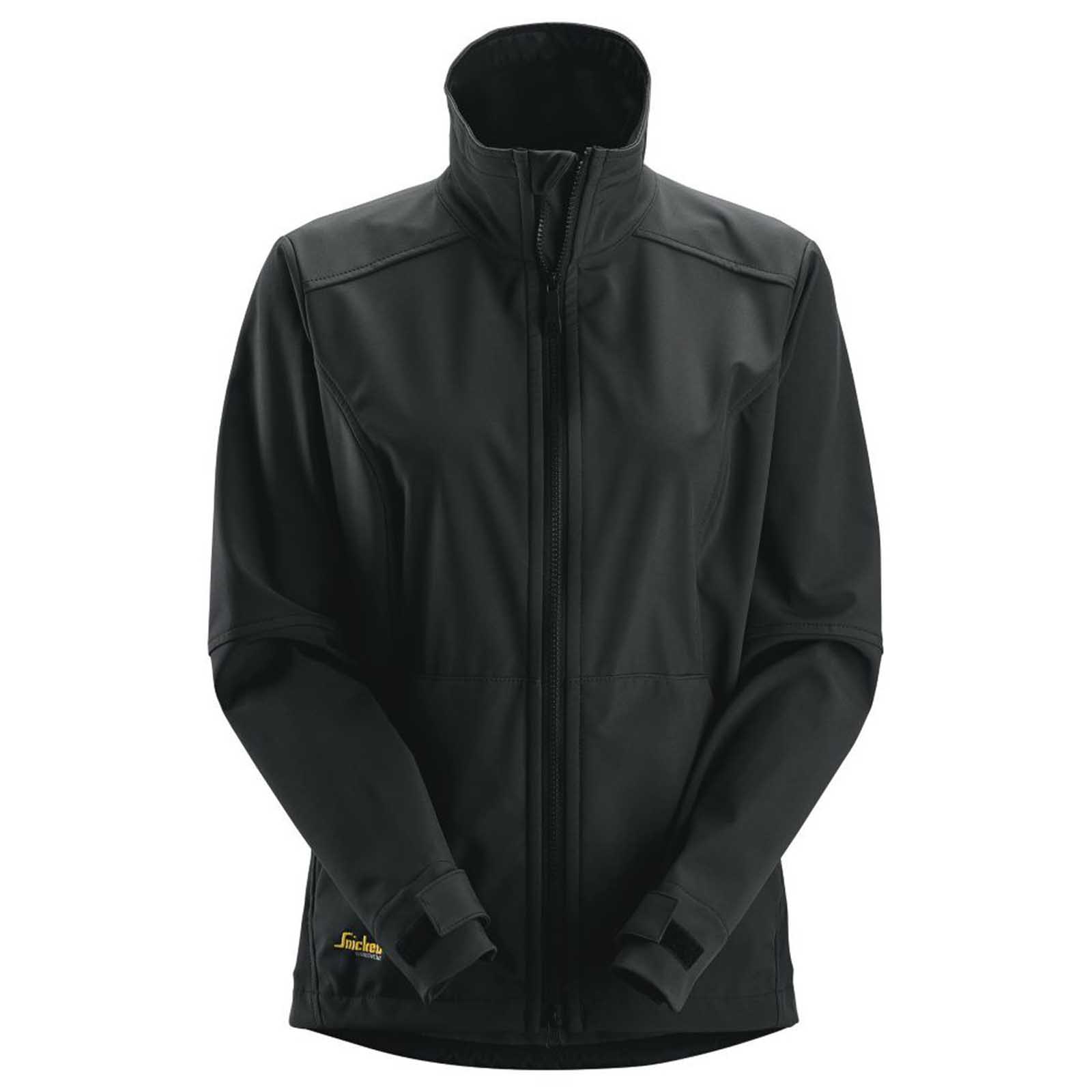 Snickers 1247 Womens Softshell Jacket Black Size 16-18 - Image 1