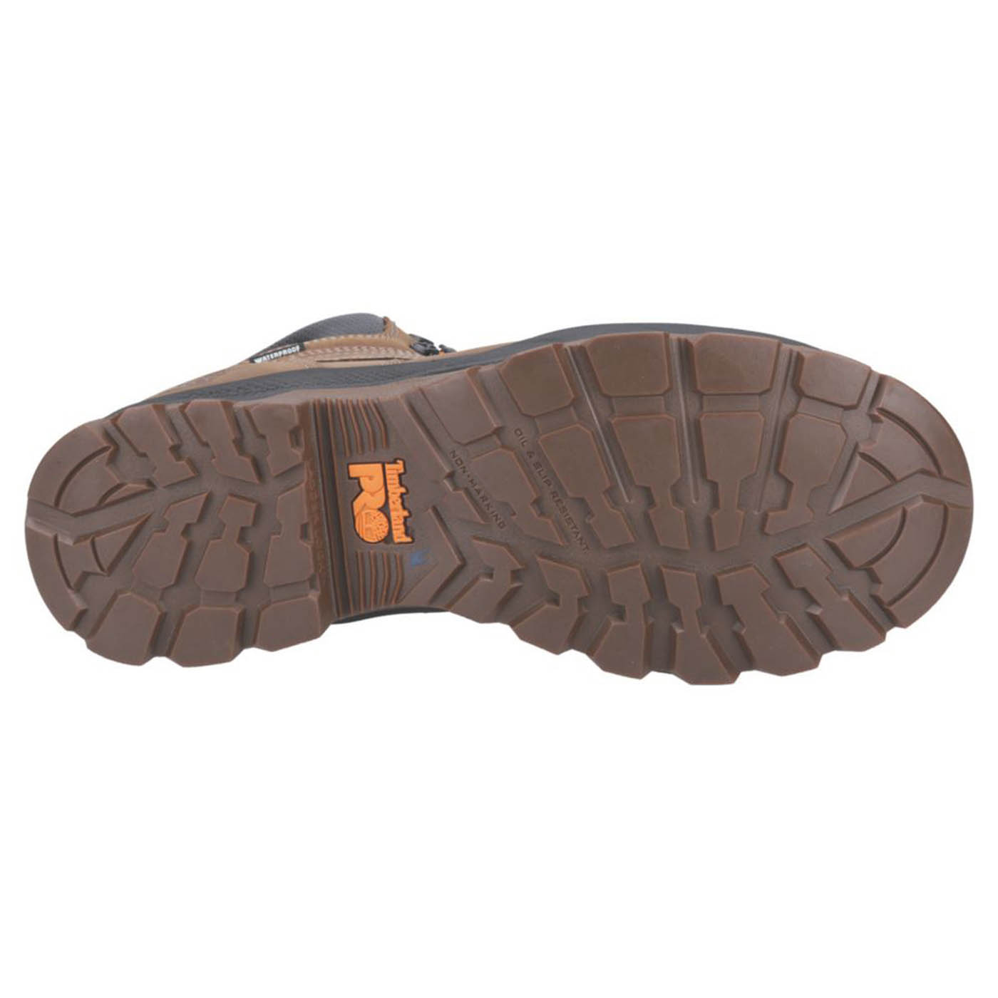 Timberland Safety Boots Mens Standard Fit Brown Waterproof Composite Toe Size 9 - Image 4
