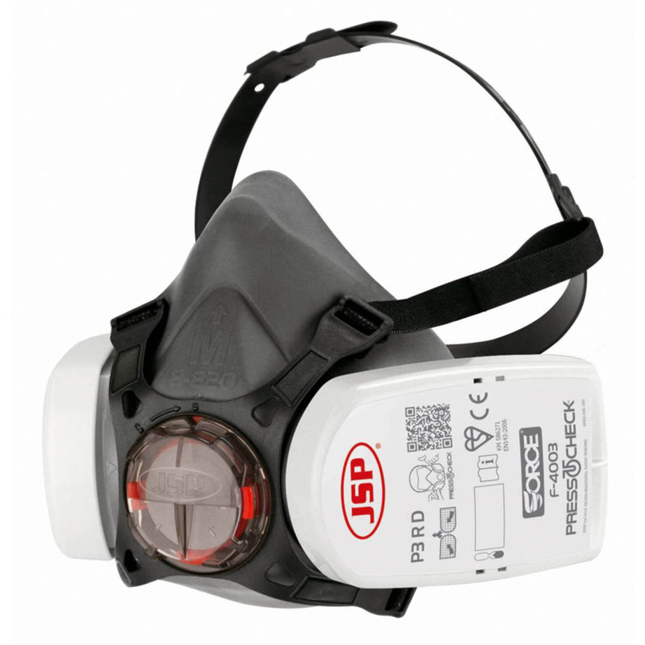 JSP Force 8 Mask Respirator with Press-to-Check Filters P3 - Image 1