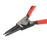 Knipex Pliers External Circlip Chrome Vanadium Steel Slim Non-Slip Tips 180mm - Image 3