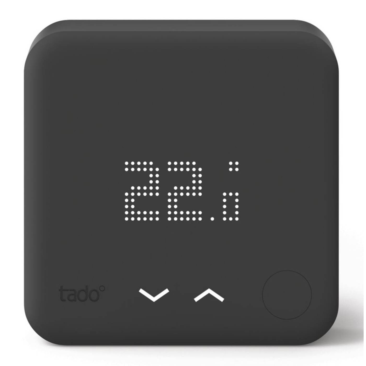 Tado Smart Thermostat Black Digital Programmable Central Heating Underfloor - Image 1