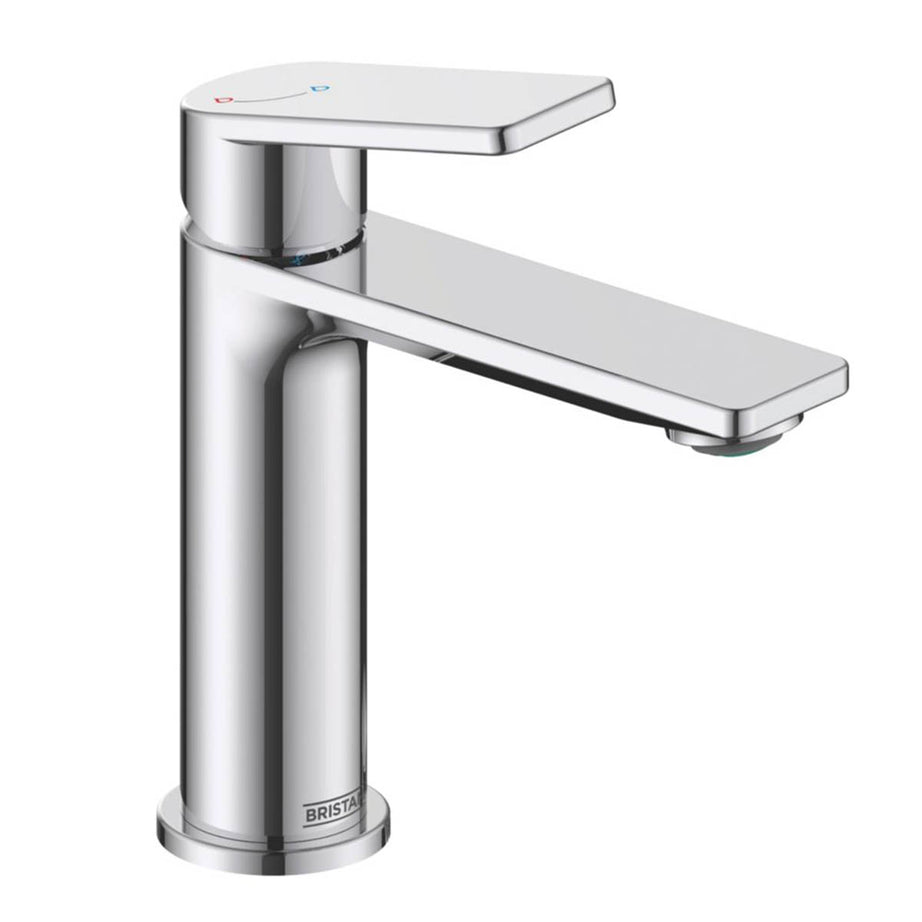 Bristan Frammento Basin Mono Mixer with Clicker Waste Chrome-Plated - Image 1