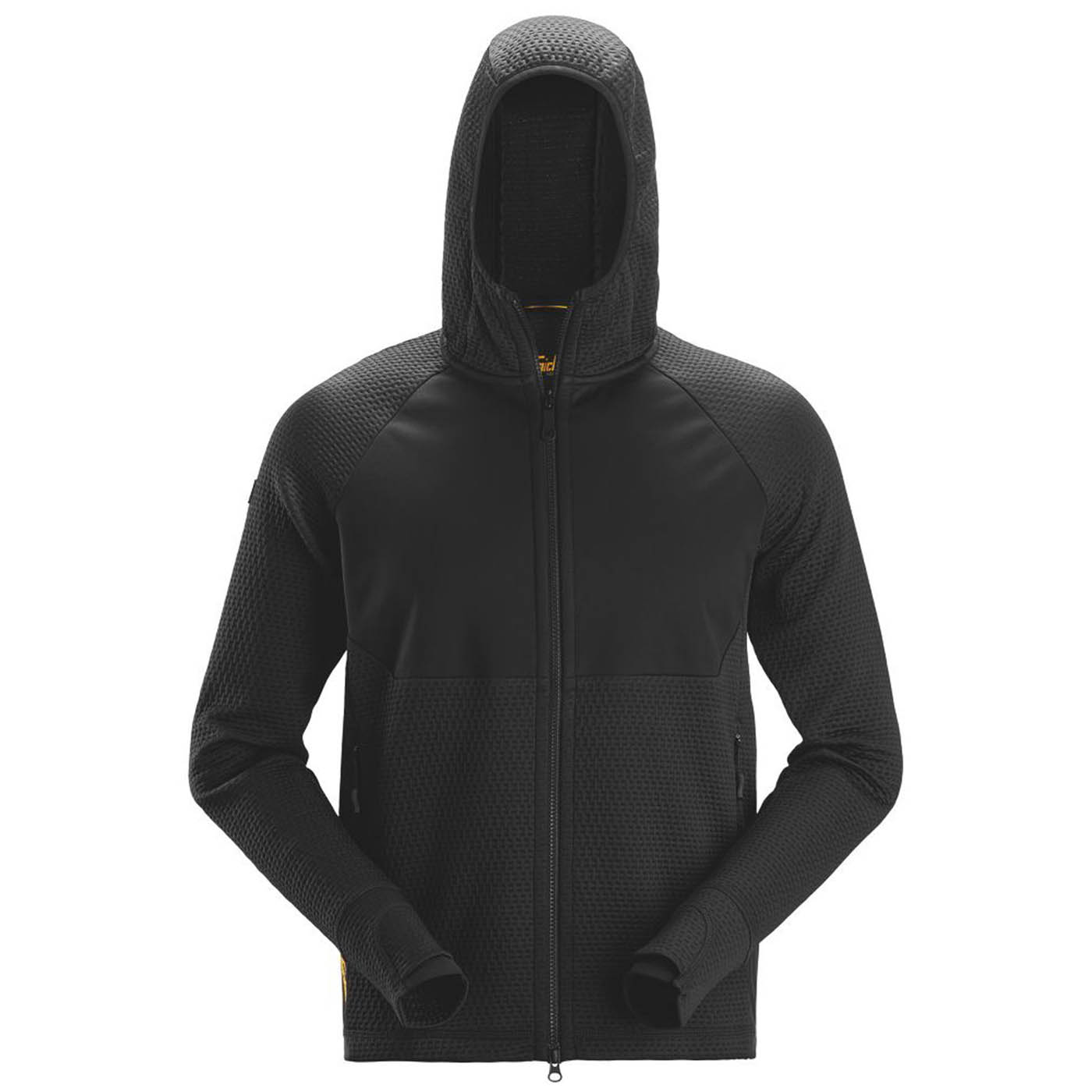 Snickers 8405 - FlexiWork  Full-Zip Midlayer Hoodie Black 2X Large 52" Chest - Image 1