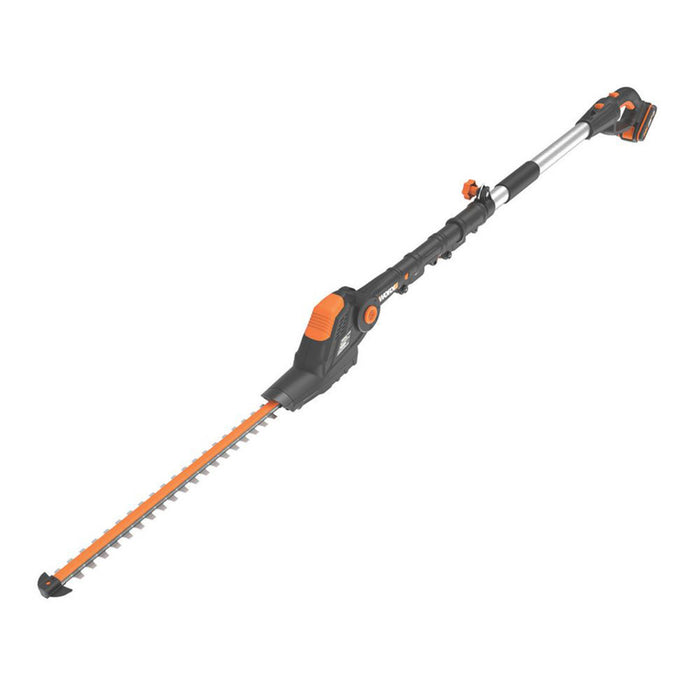 Worx Hedge Trimmer Cordless WG252E Telescopic Li-Ion 2.0Ah 45cm Cutter 20V - Image 2