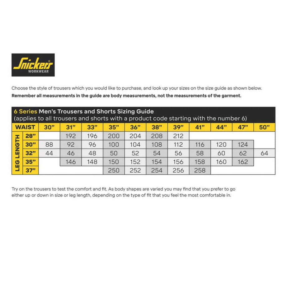 Snickers Work Trousers Mens Slim Fit Black Stretch Multi Pockets 30"W 32"L - Image 2