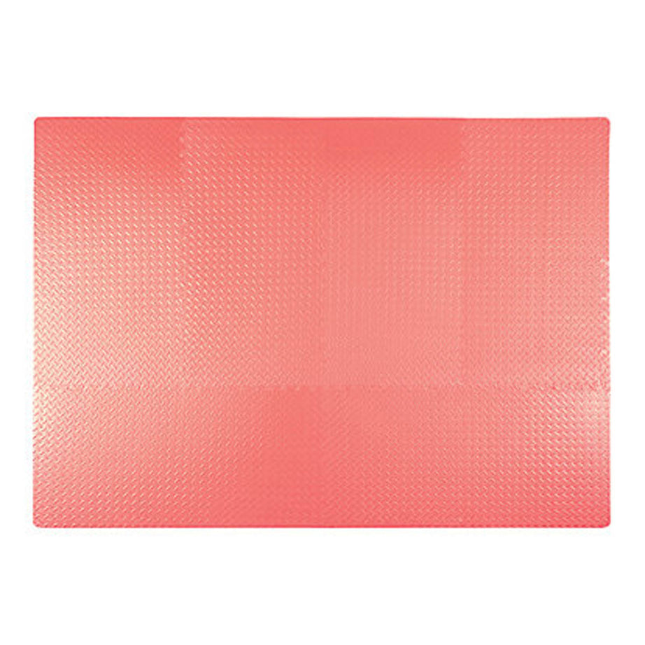 Interlocking Floor Foam Tiles Mats Red Impact-Resistant Non Slip 10mm 12 Pack - Image 4